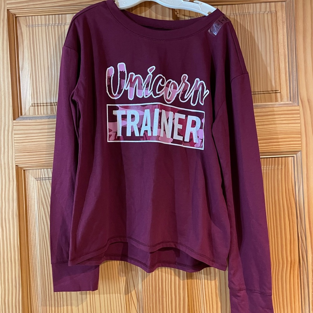 NWT Justice long sleeve shirt